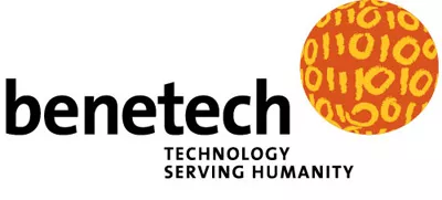 Logotipo de Benetech, tecnología al servicio de la humanidad