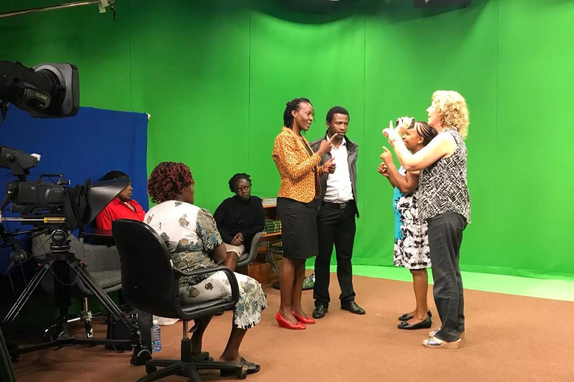 Sign Language Recording session in Nairobi Kenya