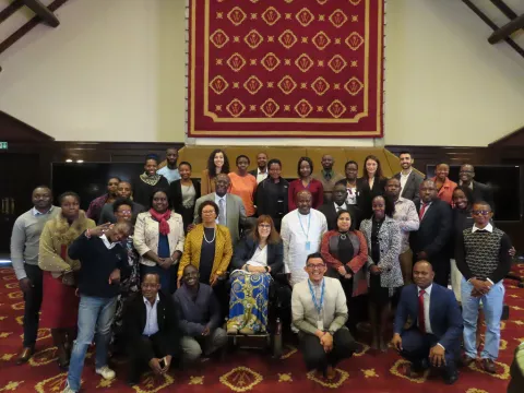 Foto grupal de los participantes en la reunión inicial en Nairobi, Kenya