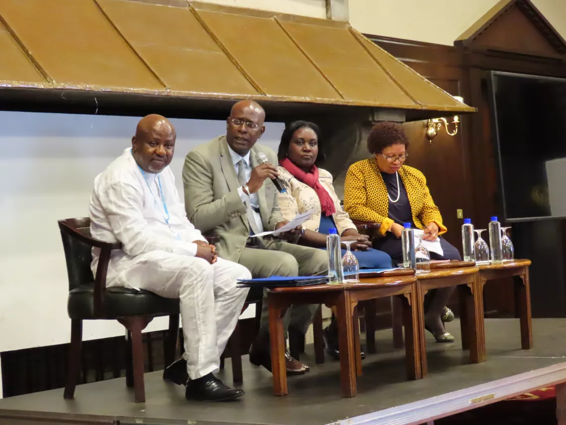 Panel de apertura de la reunión inicial en Nairobi, Kenya