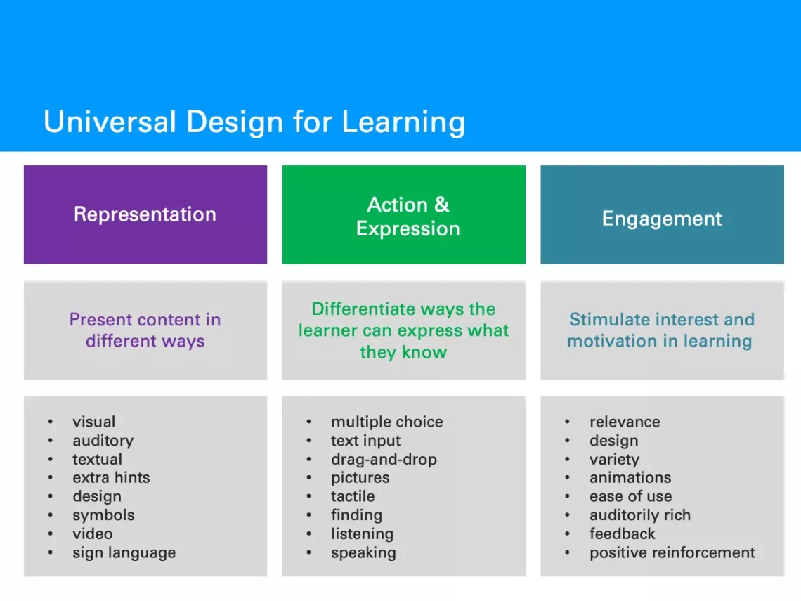 Universal Design for Learning Framework